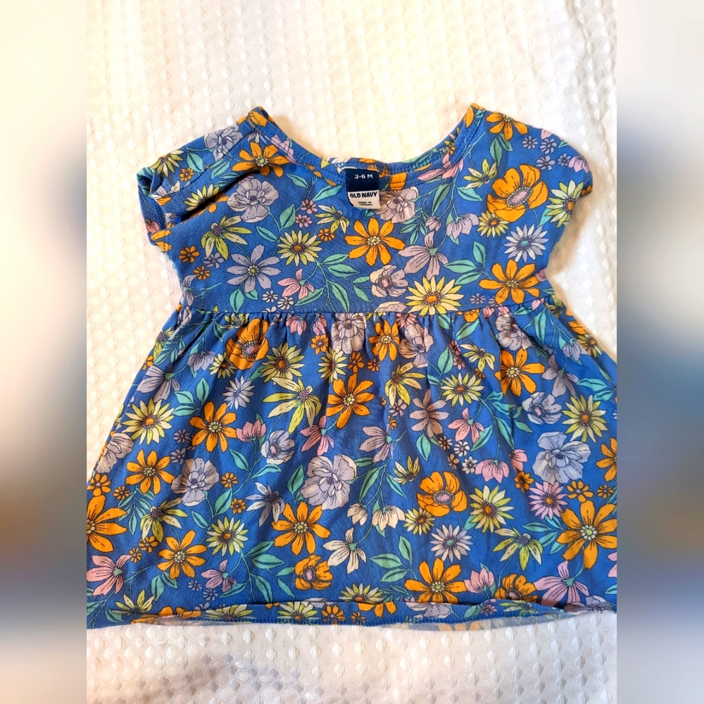 3-6mo floral dress